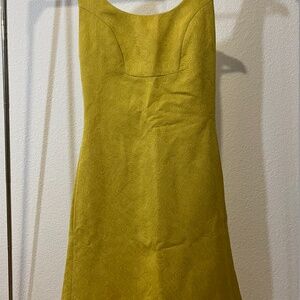 Anthropologie Yellow Dress – Vintage-Inspired with Unique Back Detail